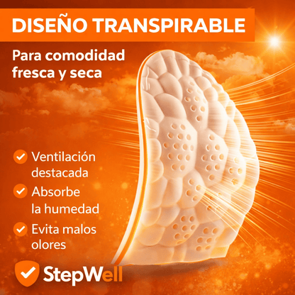 StepWell® — La plantilla del padelero. Diseñada para tus movimientos en pista.